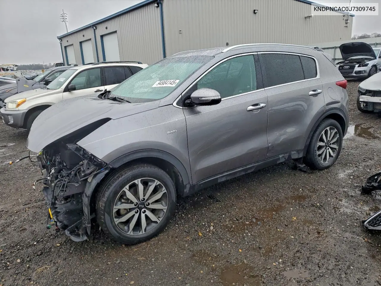 KNDPNCAC0J7309745 2018 Kia Sportage Ex