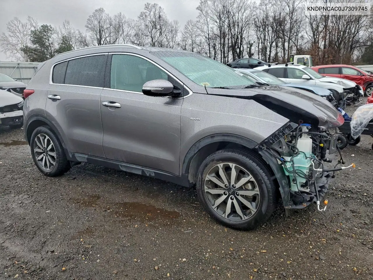 KNDPNCAC0J7309745 2018 Kia Sportage Ex