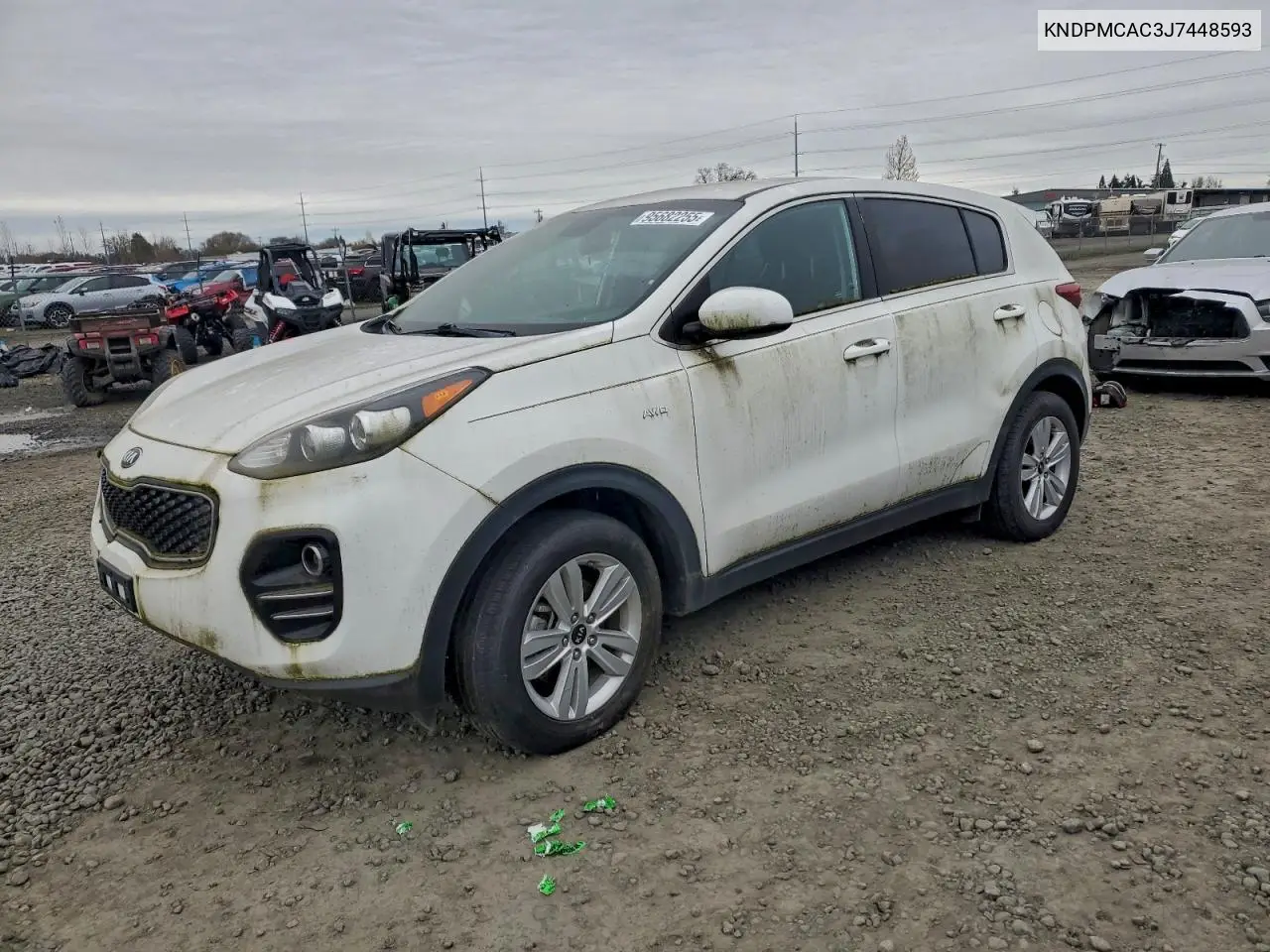 KNDPMCAC3J7448593 2018 Kia Sportage Lx