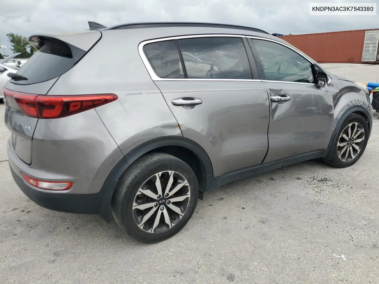 2019 Kia Sportage Ex VIN: KNDPN3AC3K7543380 Lot: 70411714