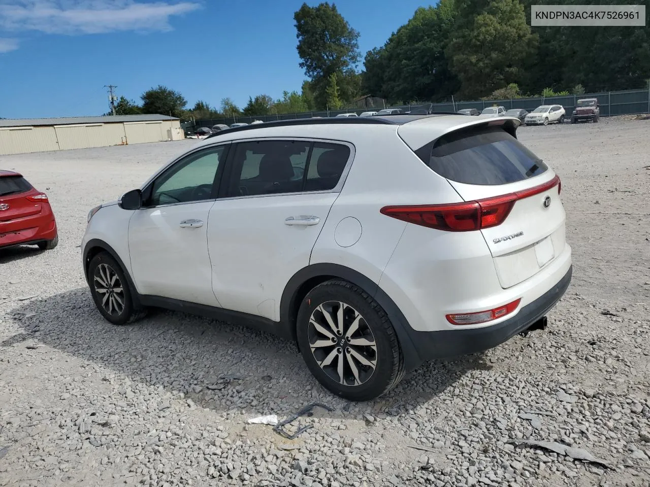 2019 Kia Sportage Ex VIN: KNDPN3AC4K7526961 Lot: 71431994