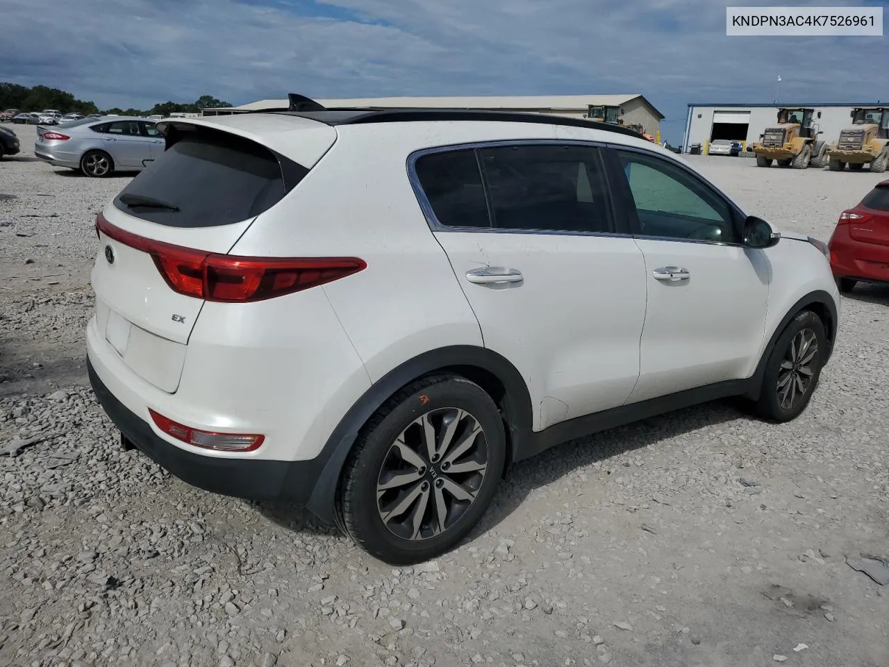 2019 Kia Sportage Ex VIN: KNDPN3AC4K7526961 Lot: 71431994