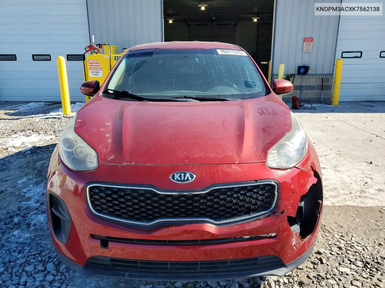 KNDPM3ACXK7562138 2019 Kia Sportage Lx