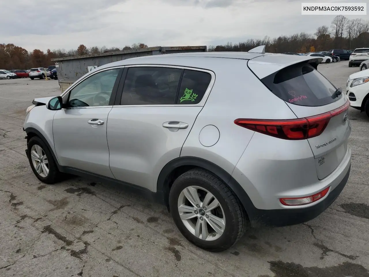 KNDPM3AC0K7593592 2019 Kia Sportage Lx