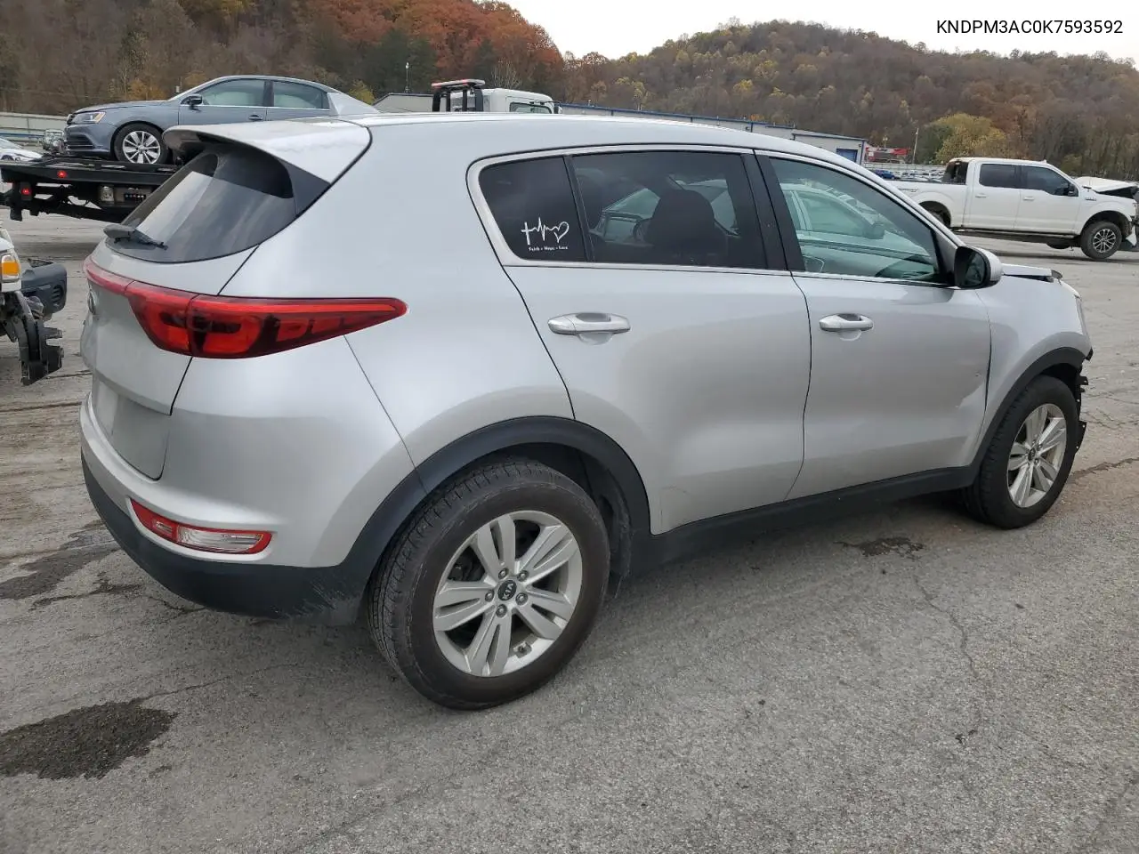KNDPM3AC0K7593592 2019 Kia Sportage Lx
