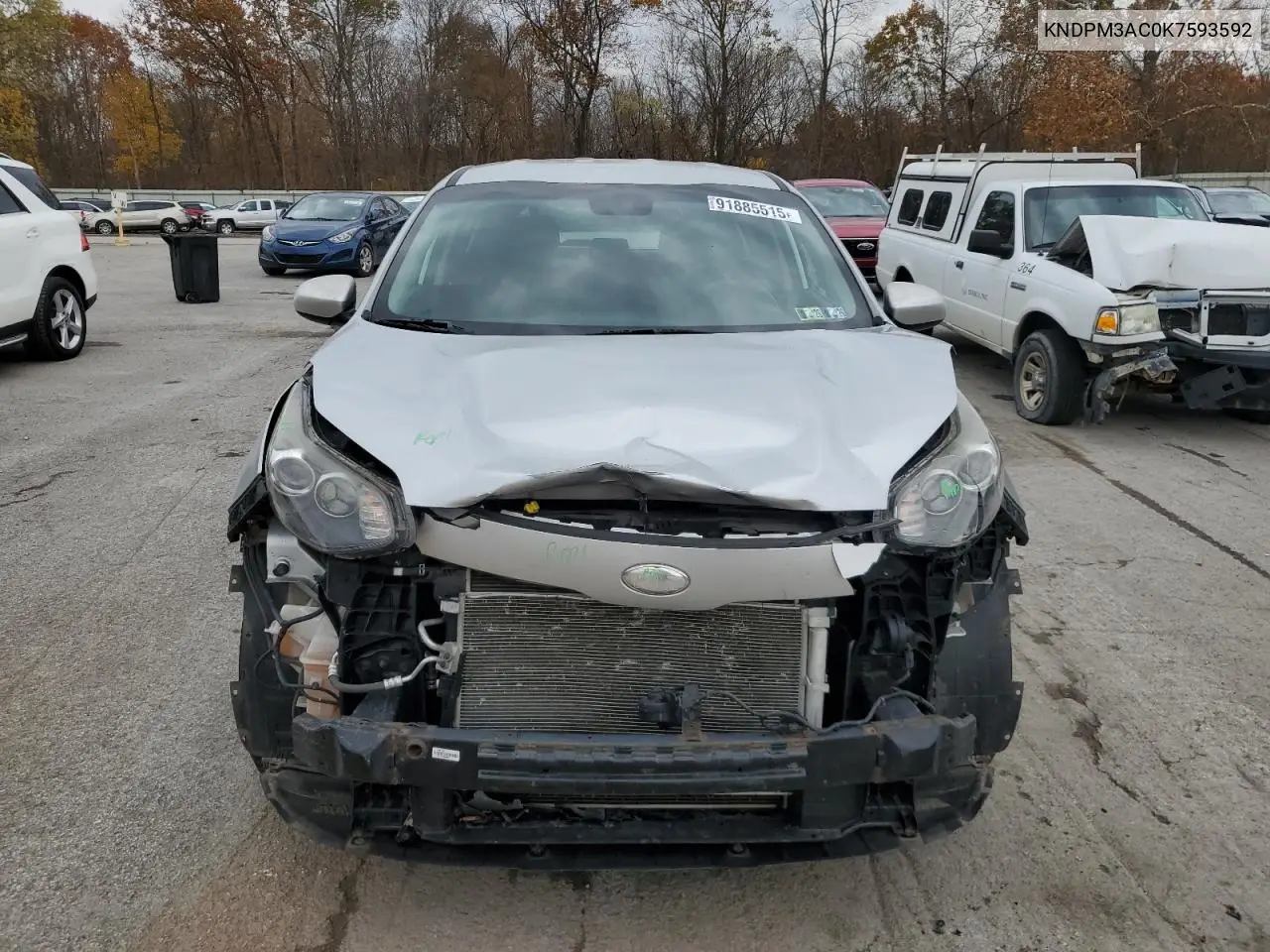 KNDPM3AC0K7593592 2019 Kia Sportage Lx