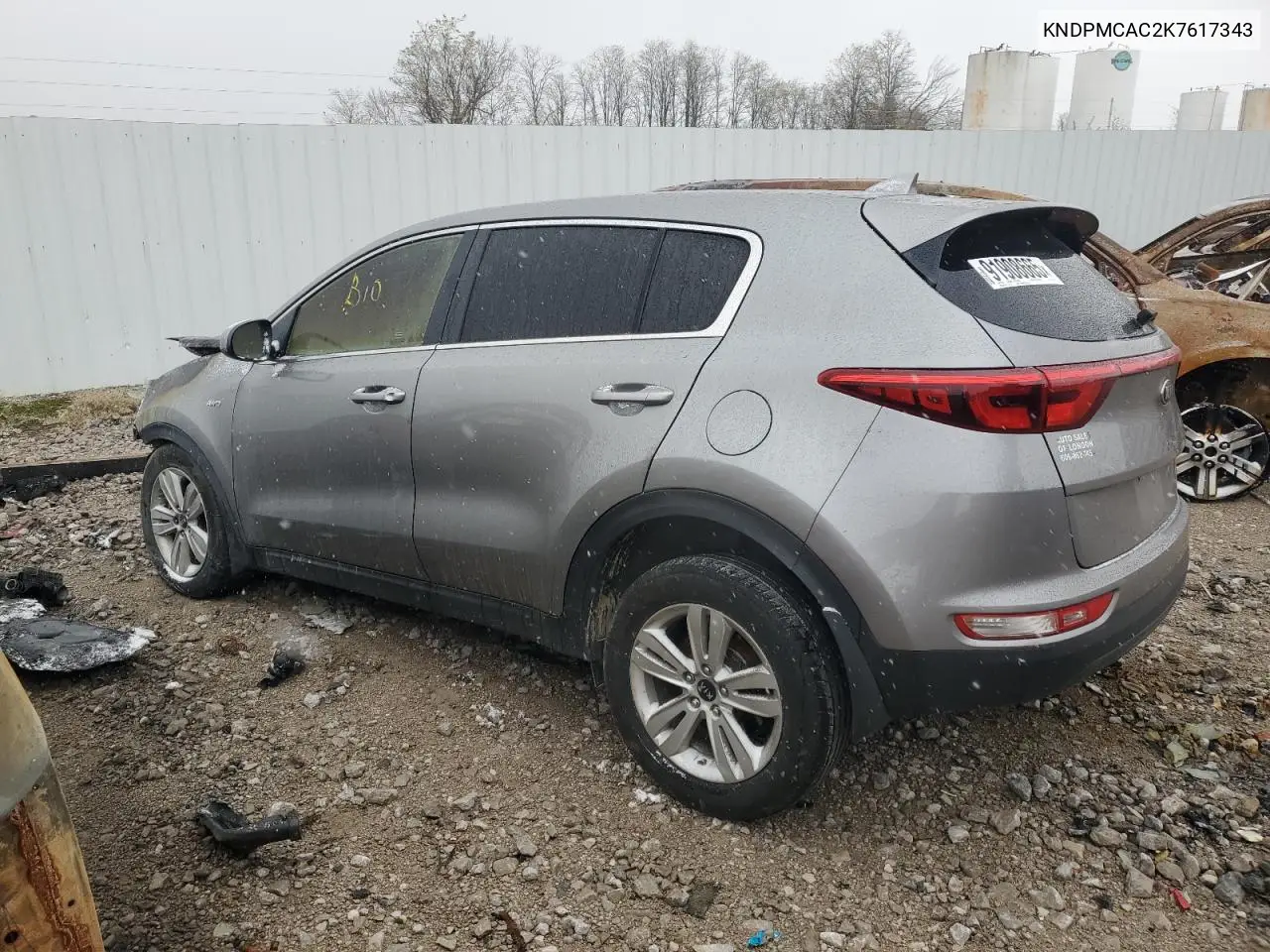 KNDPMCAC2K7617343 2019 Kia Sportage Lx