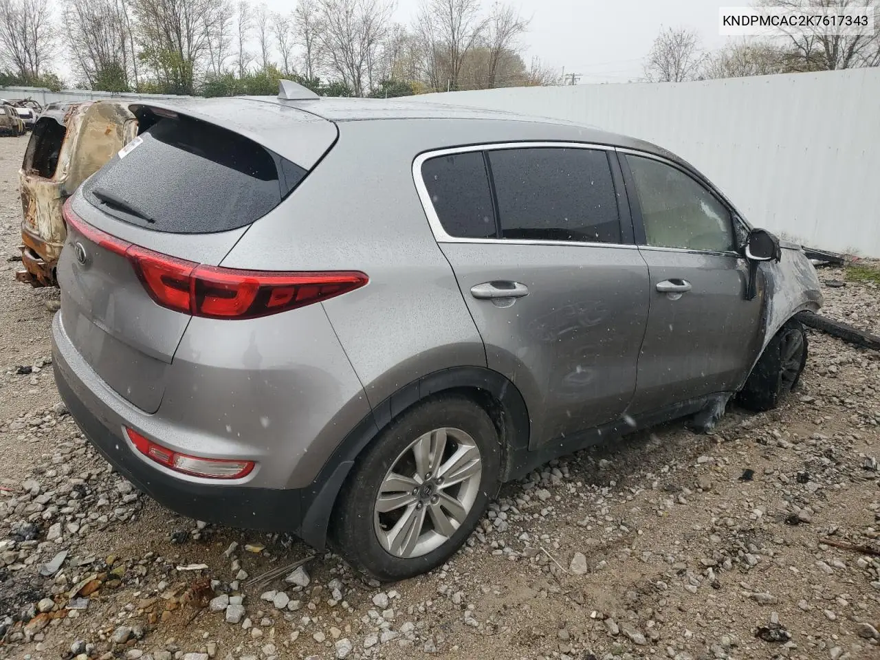KNDPMCAC2K7617343 2019 Kia Sportage Lx