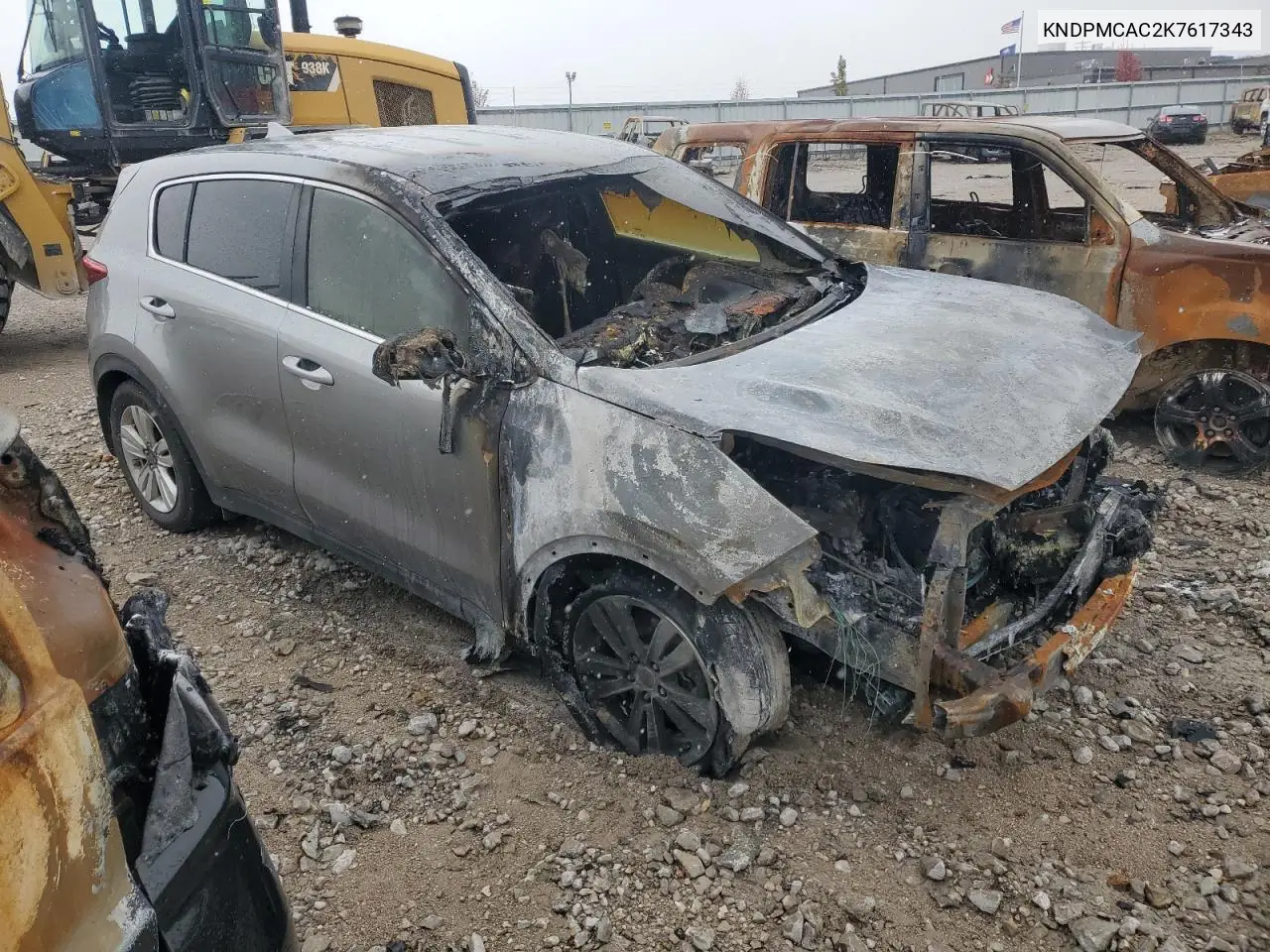 KNDPMCAC2K7617343 2019 Kia Sportage Lx