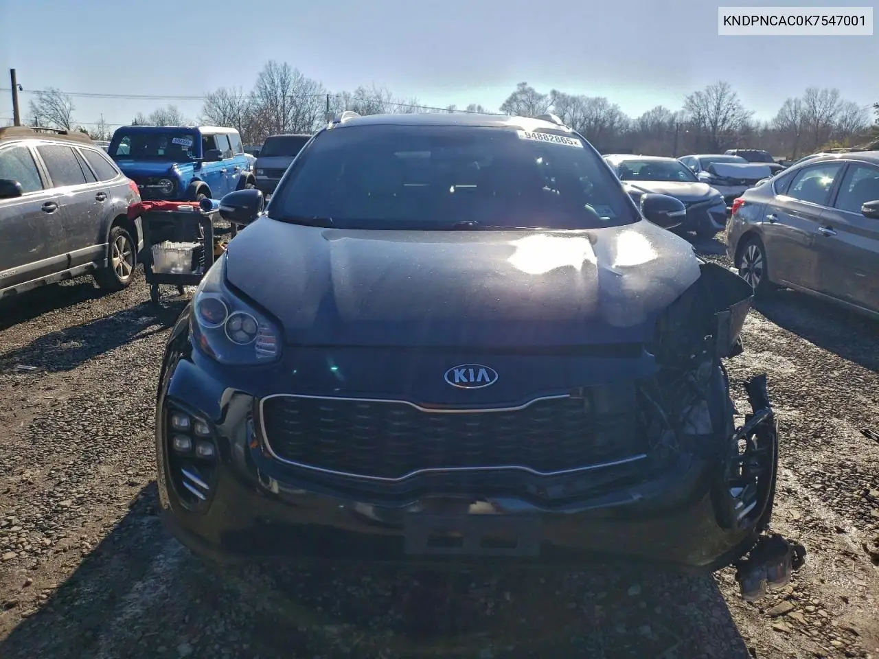 KNDPNCAC0K7547001 2019 Kia Sportage Ex