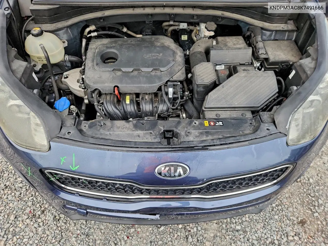 KNDPM3AC8K7491666 2019 Kia Sportage Lx