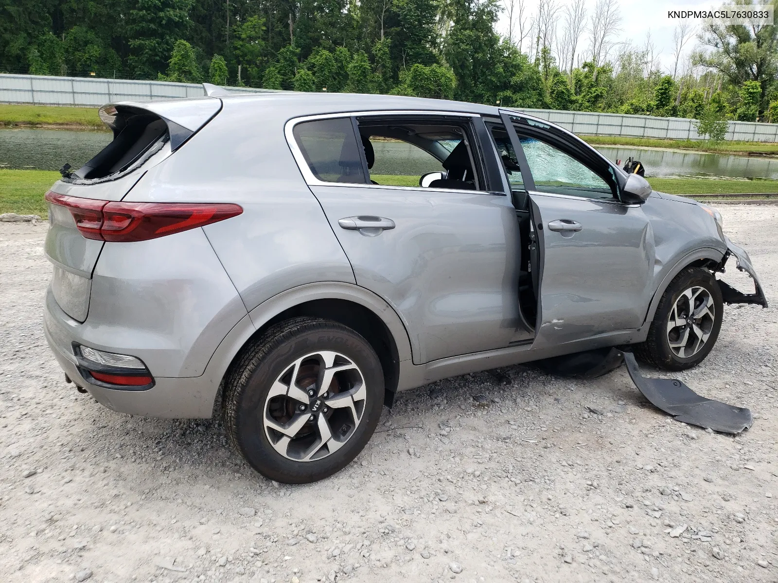 2020 Kia Sportage Lx VIN: KNDPM3AC5L7630833 Lot: 59622464