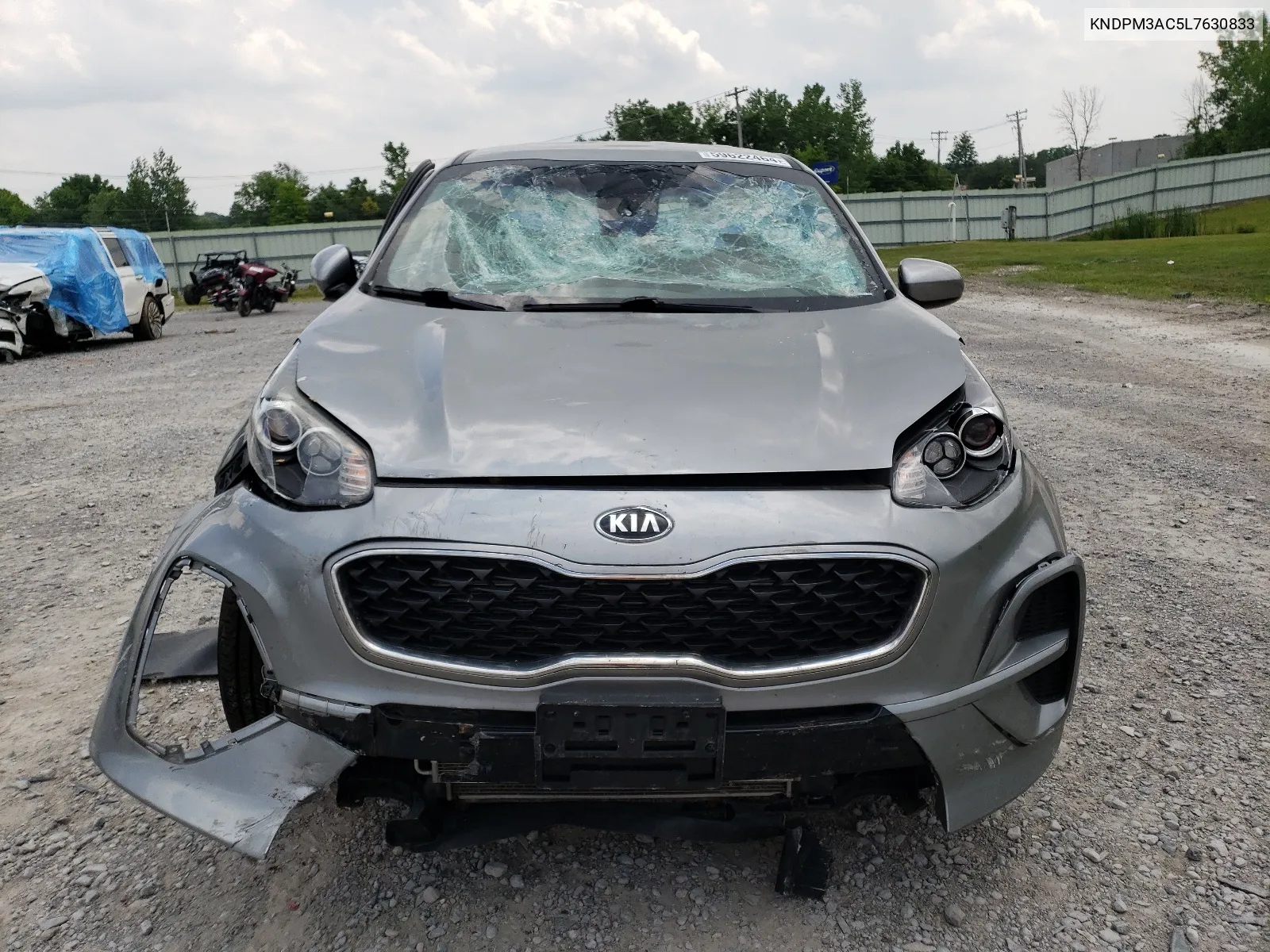 2020 Kia Sportage Lx VIN: KNDPM3AC5L7630833 Lot: 59622464