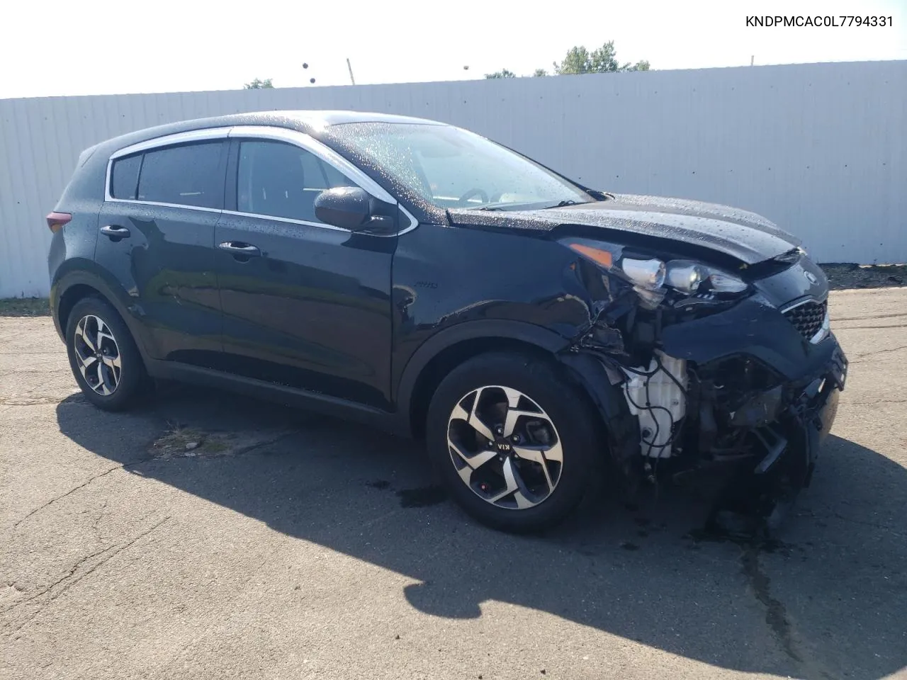 2020 Kia Sportage Lx VIN: KNDPMCAC0L7794331 Lot: 69784174