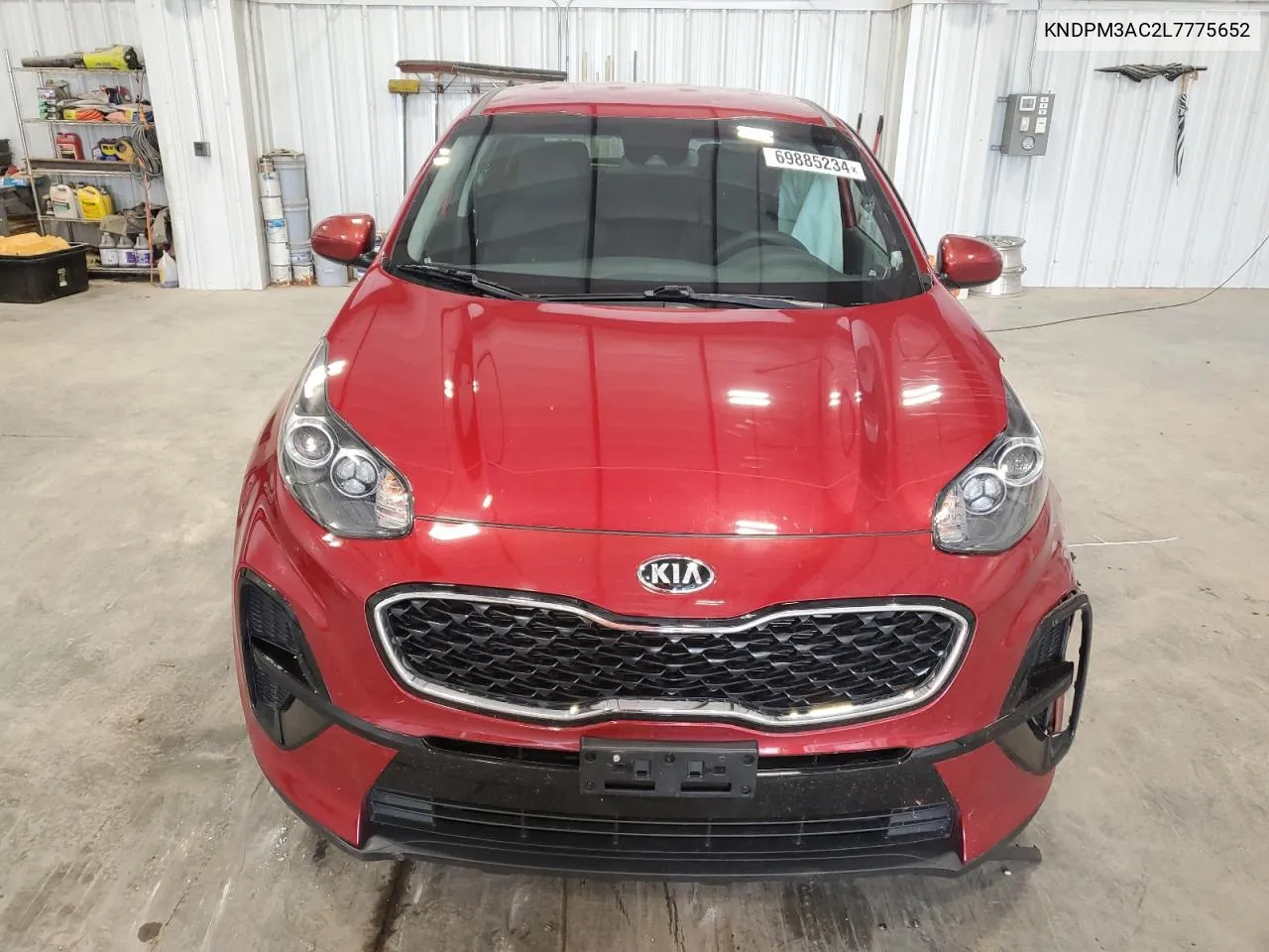 2020 Kia Sportage Lx VIN: KNDPM3AC2L7775652 Lot: 69885234