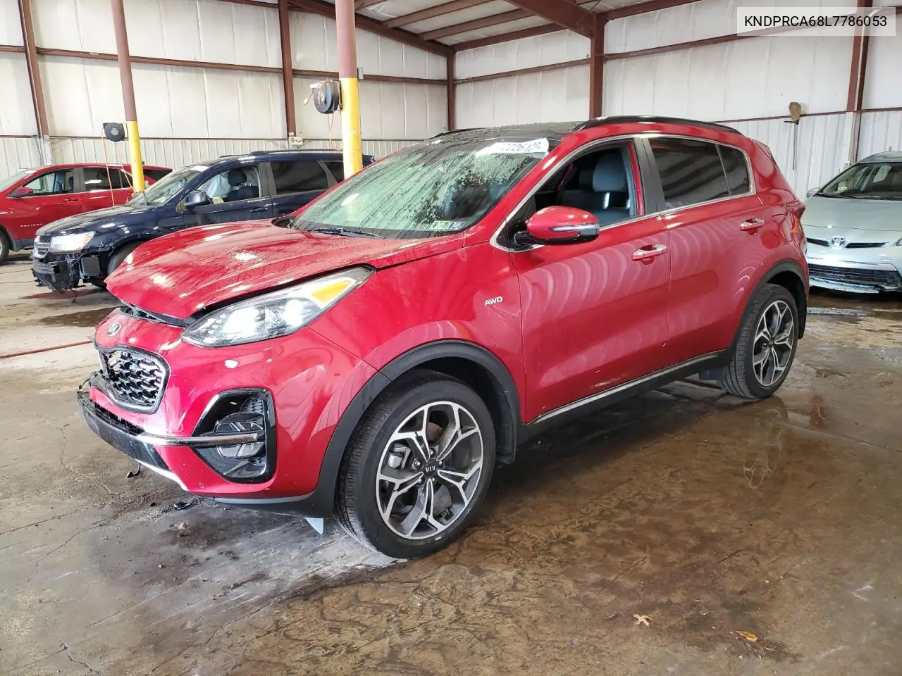 KNDPRCA68L7786053 2020 Kia Sportage Sx