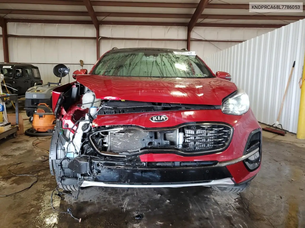 KNDPRCA68L7786053 2020 Kia Sportage Sx