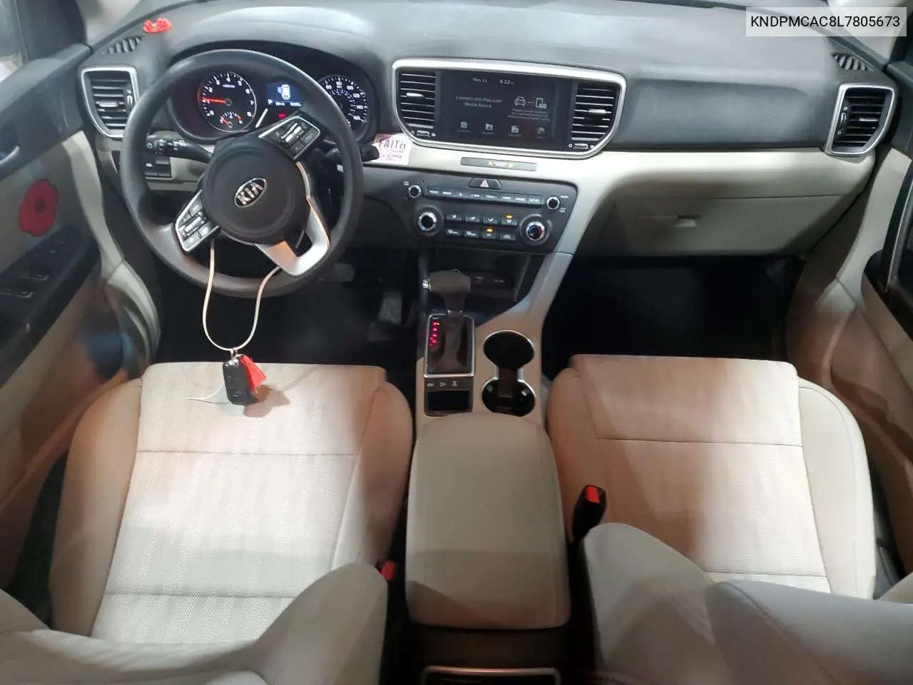 KNDPMCAC8L7805673 2020 Kia Sportage Lx