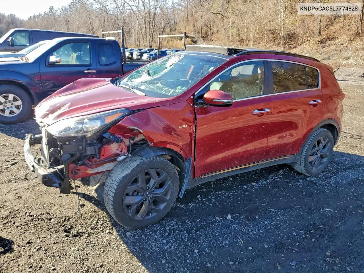 KNDP6CAC5L7774828 2020 Kia Sportage S