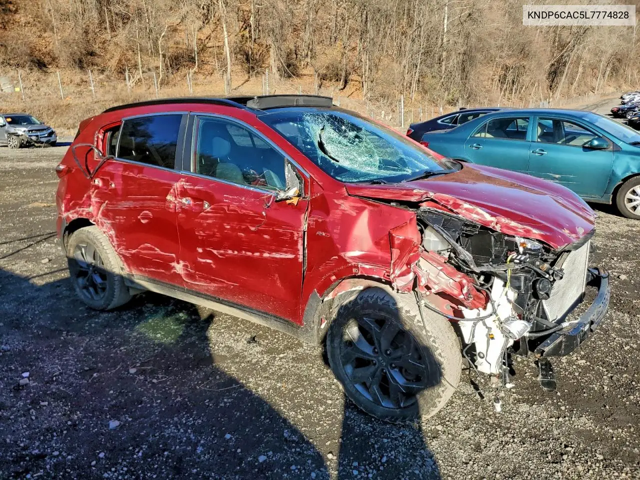 KNDP6CAC5L7774828 2020 Kia Sportage S