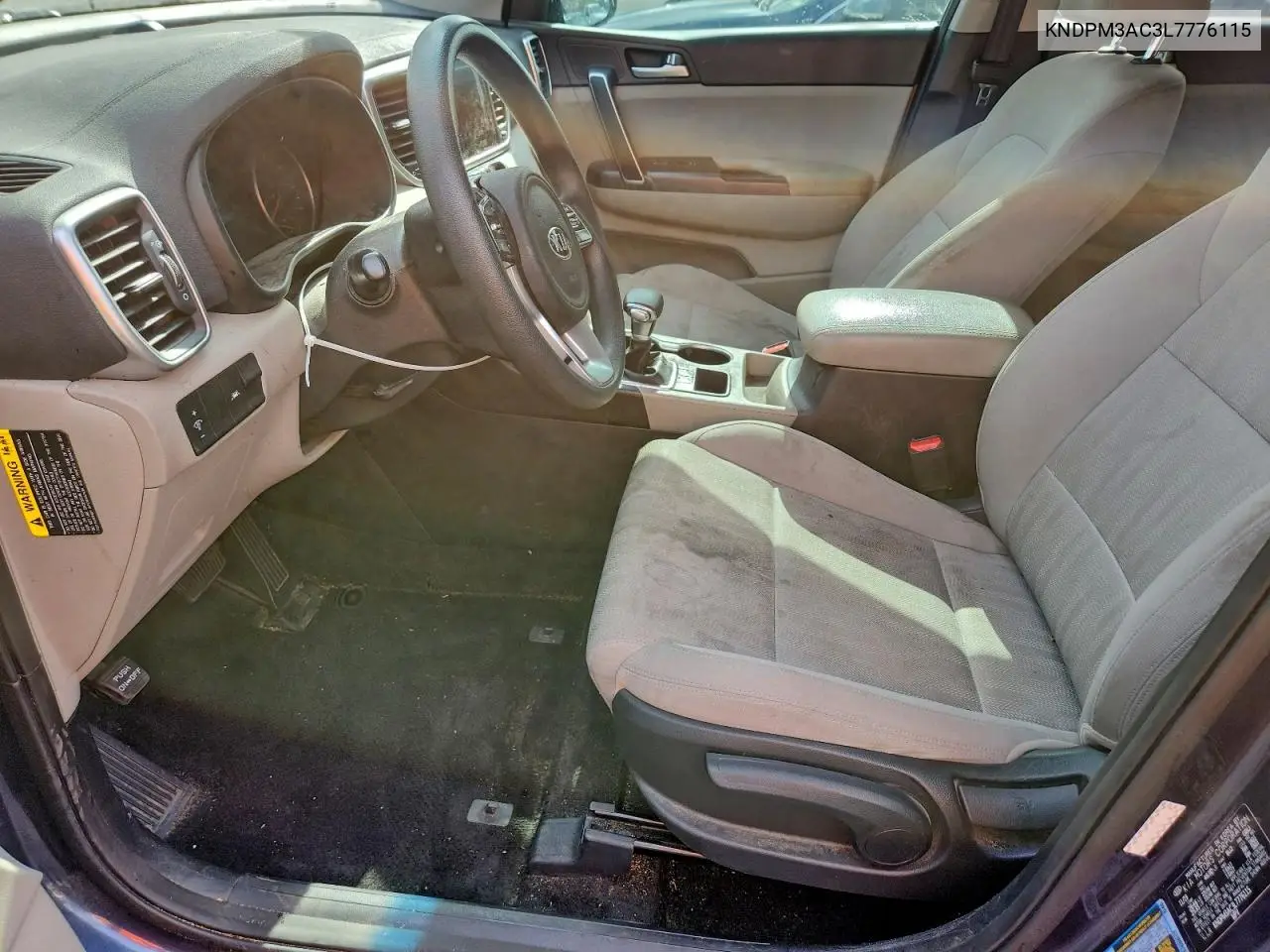 KNDPM3AC3L7776115 2020 Kia Sportage Lx