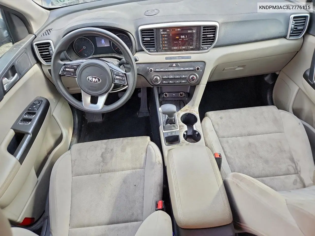 KNDPM3AC3L7776115 2020 Kia Sportage Lx