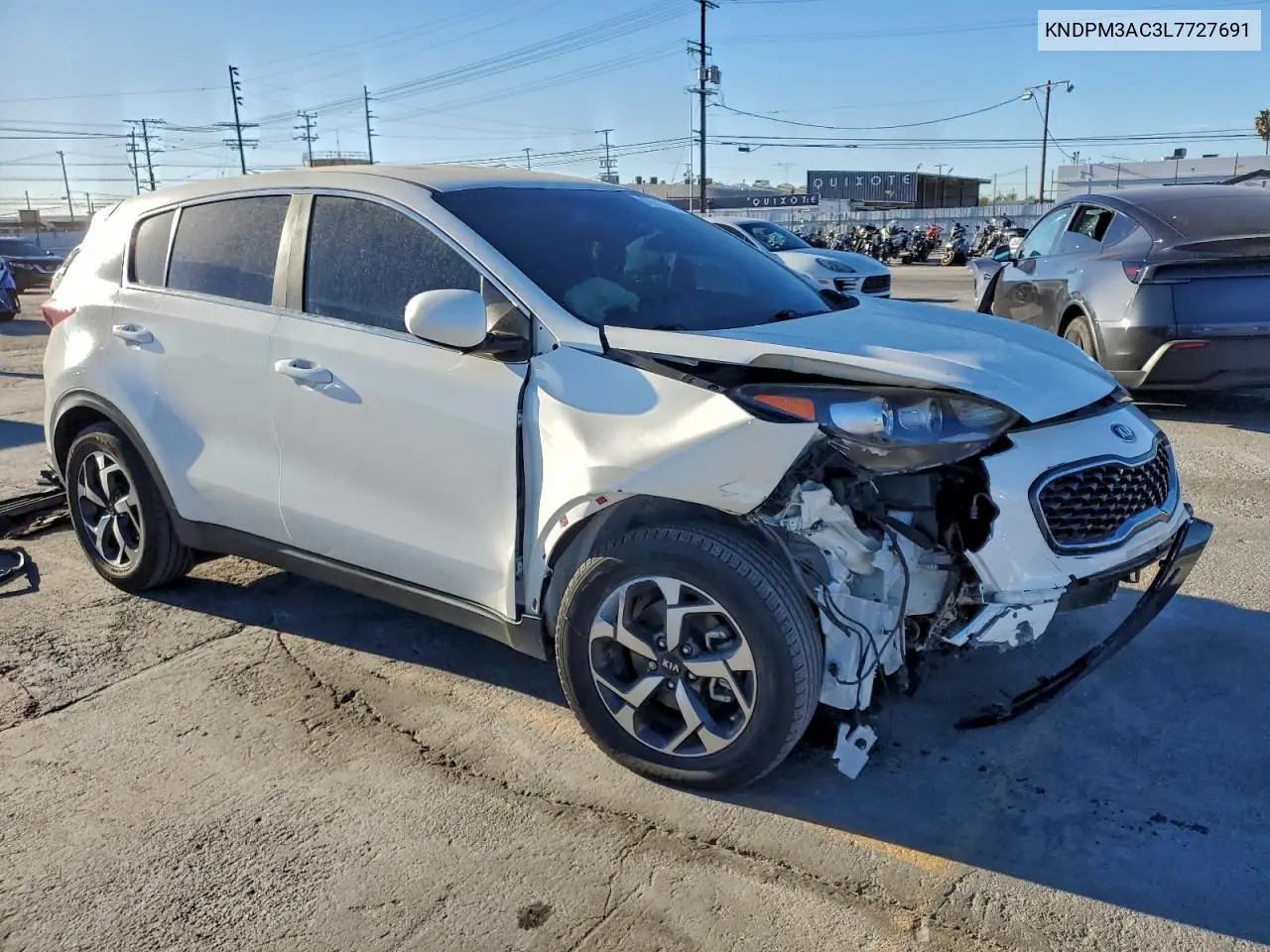 KNDPM3AC3L7727691 2020 Kia Sportage Lx