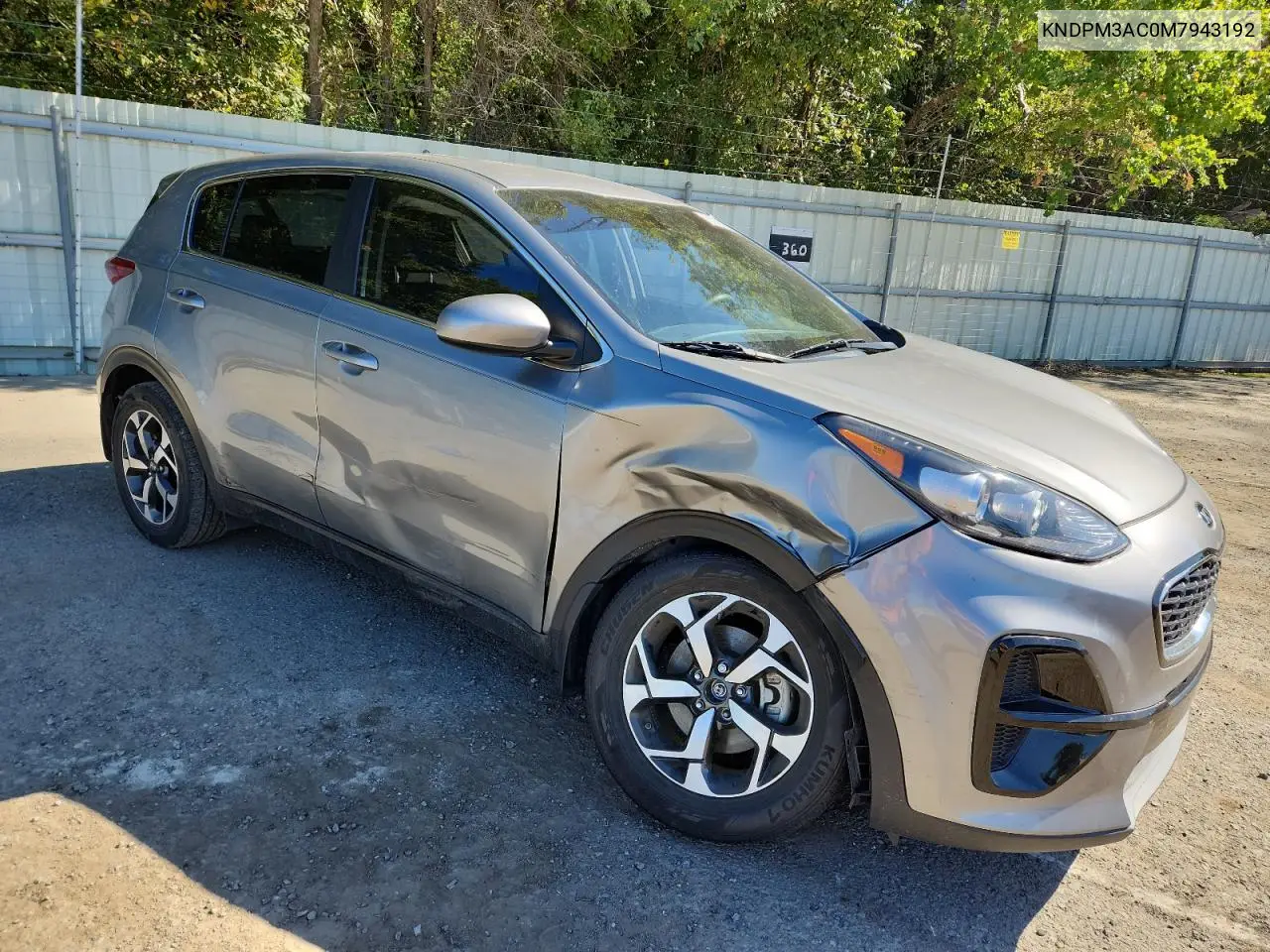 KNDPM3AC0M7943192 2021 Kia Sportage Lx