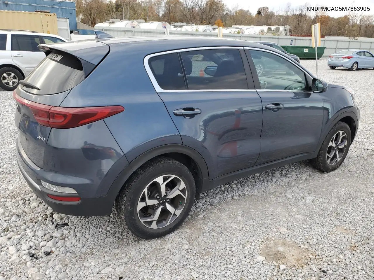 KNDPMCAC5M7863905 2021 Kia Sportage Lx