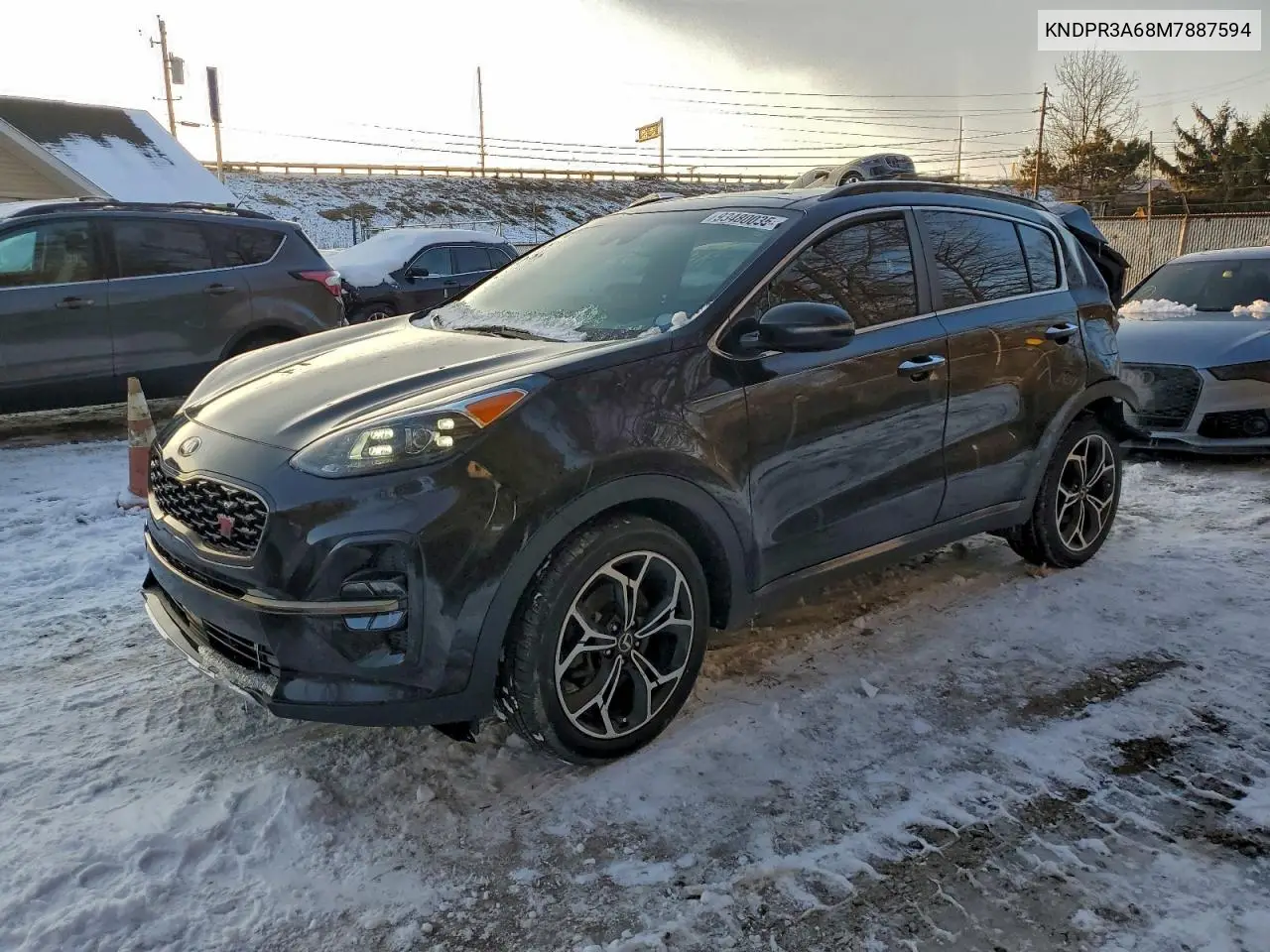KNDPR3A68M7887594 2021 Kia Sportage Sx