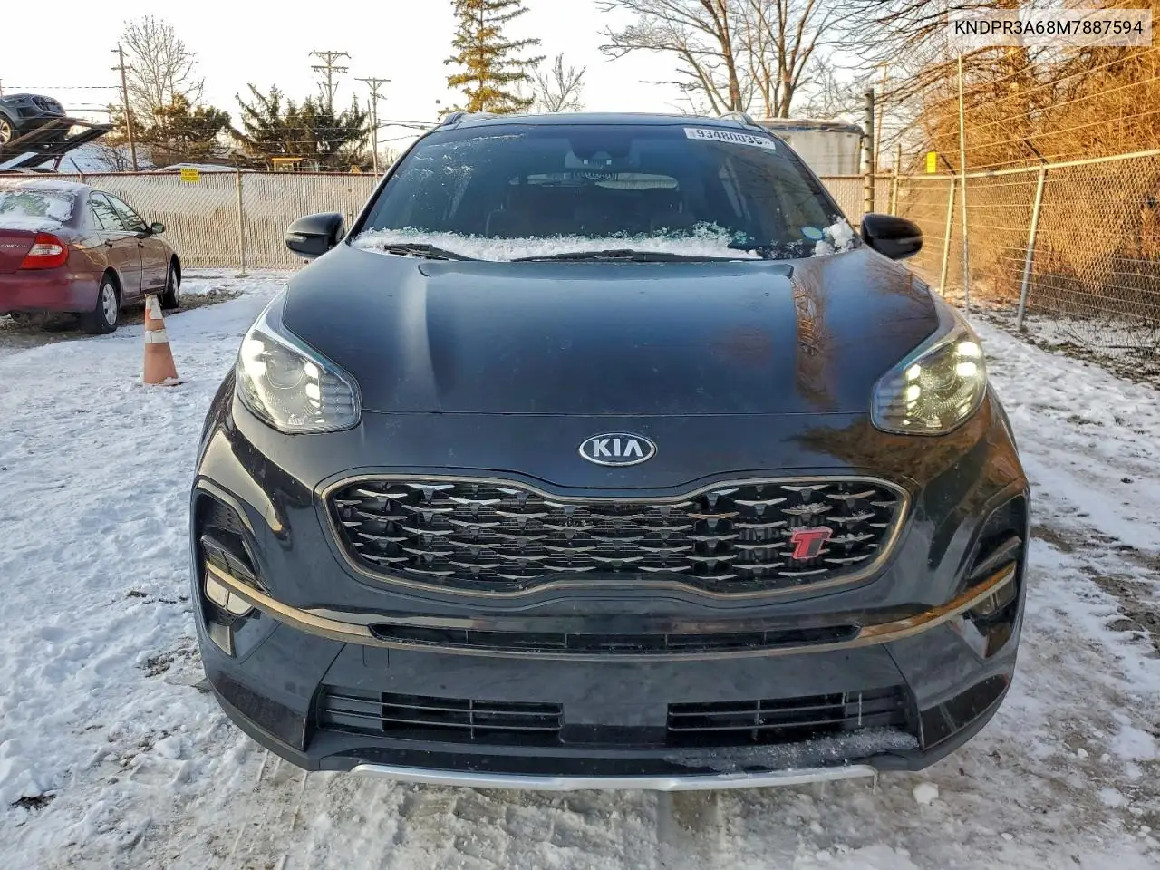 KNDPR3A68M7887594 2021 Kia Sportage Sx