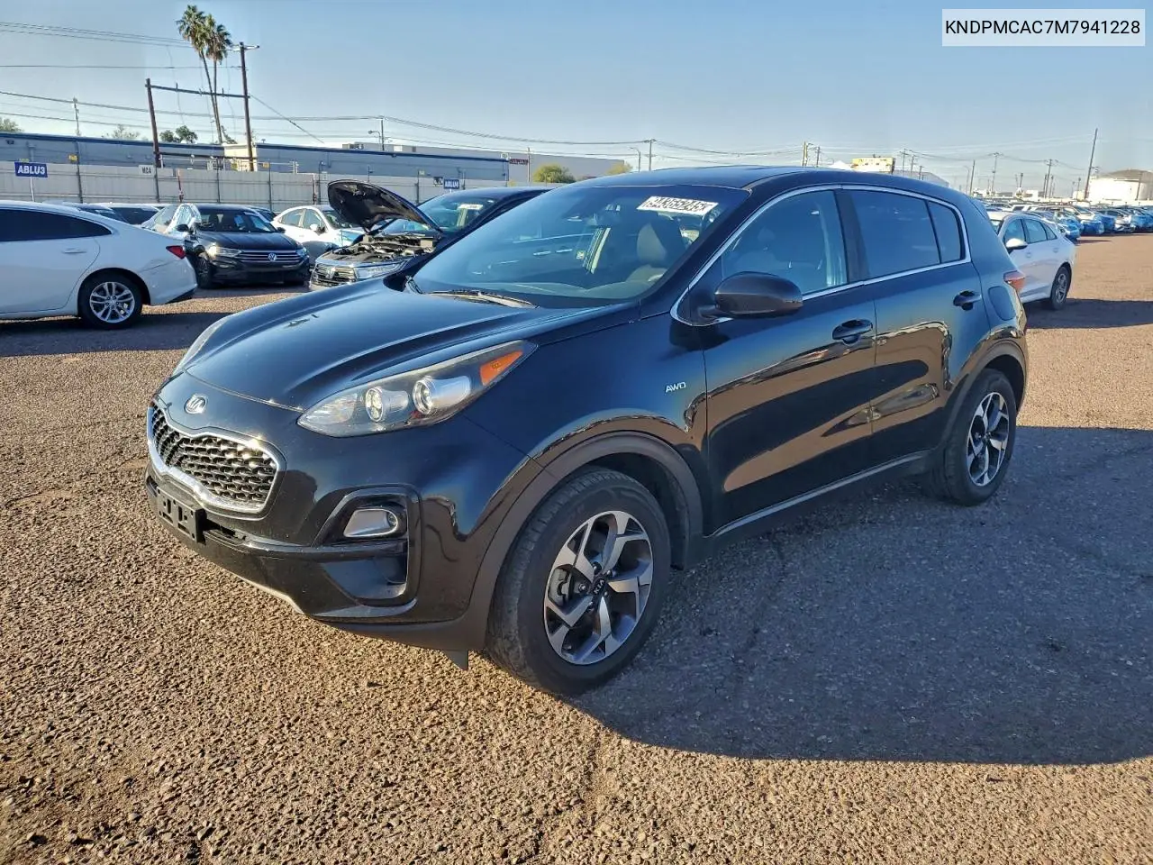 KNDPMCAC7M7941228 2021 Kia Sportage Lx