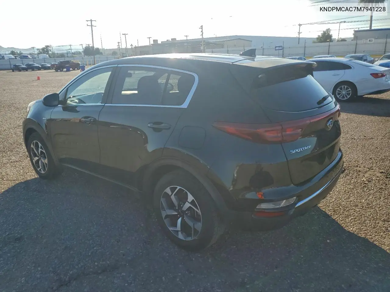 KNDPMCAC7M7941228 2021 Kia Sportage Lx