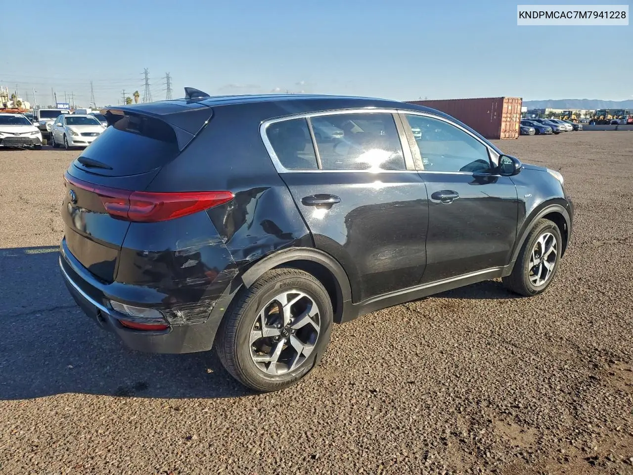 KNDPMCAC7M7941228 2021 Kia Sportage Lx
