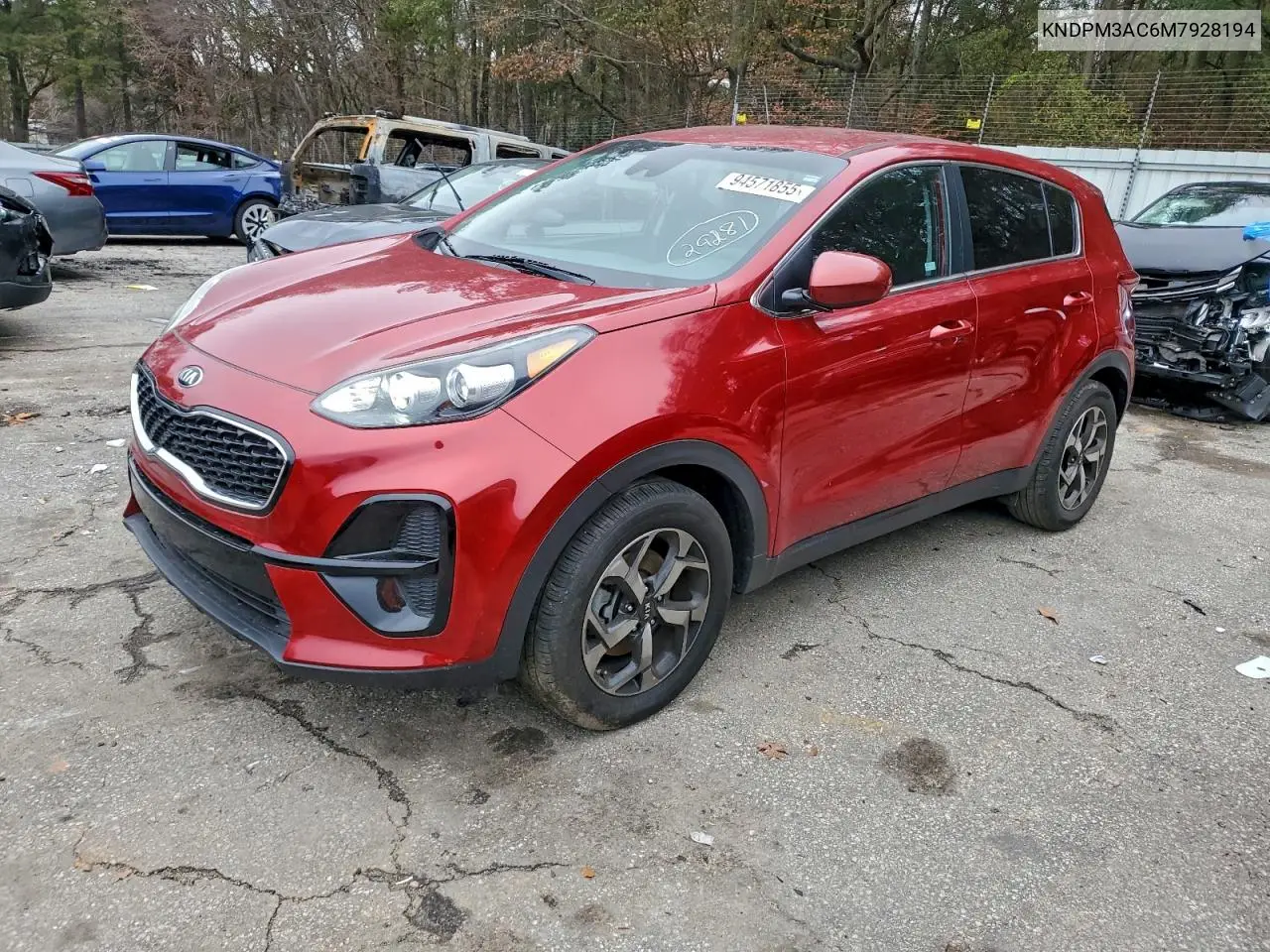 KNDPM3AC6M7928194 2021 Kia Sportage Lx