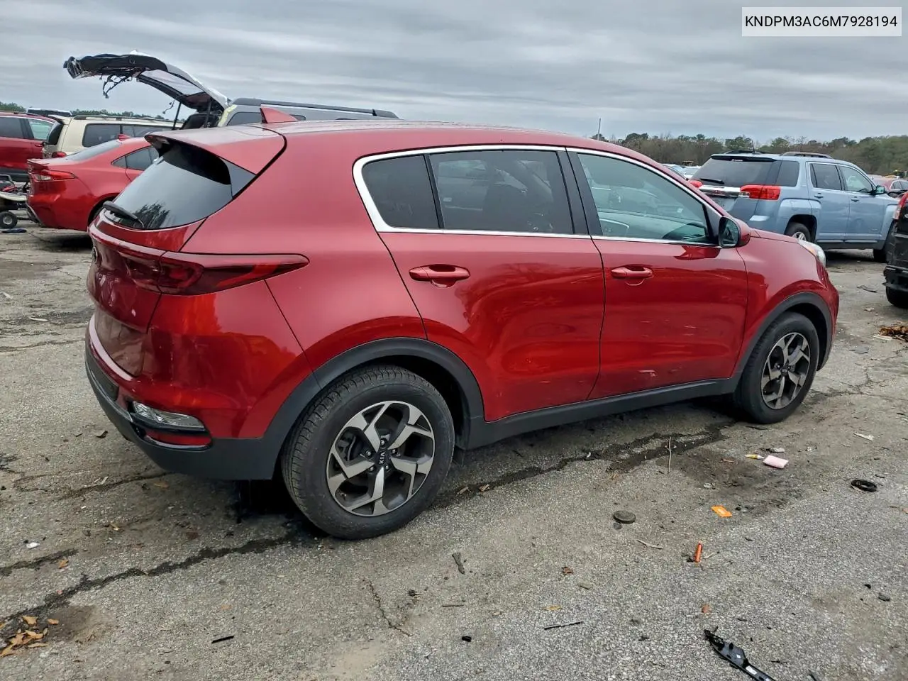 KNDPM3AC6M7928194 2021 Kia Sportage Lx