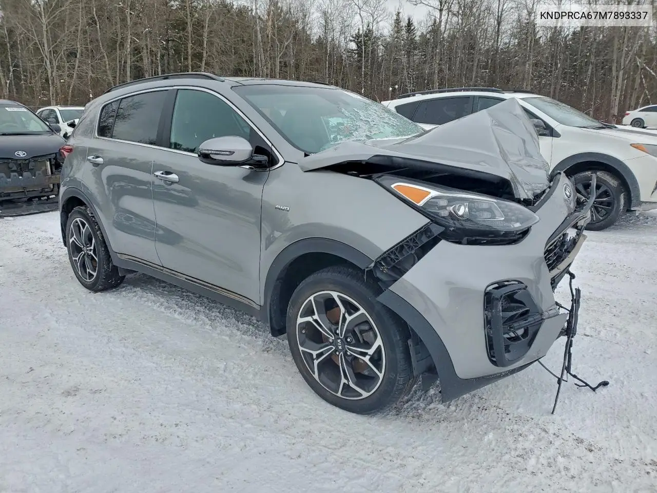 KNDPRCA67M7893337 2021 Kia Sportage Sx