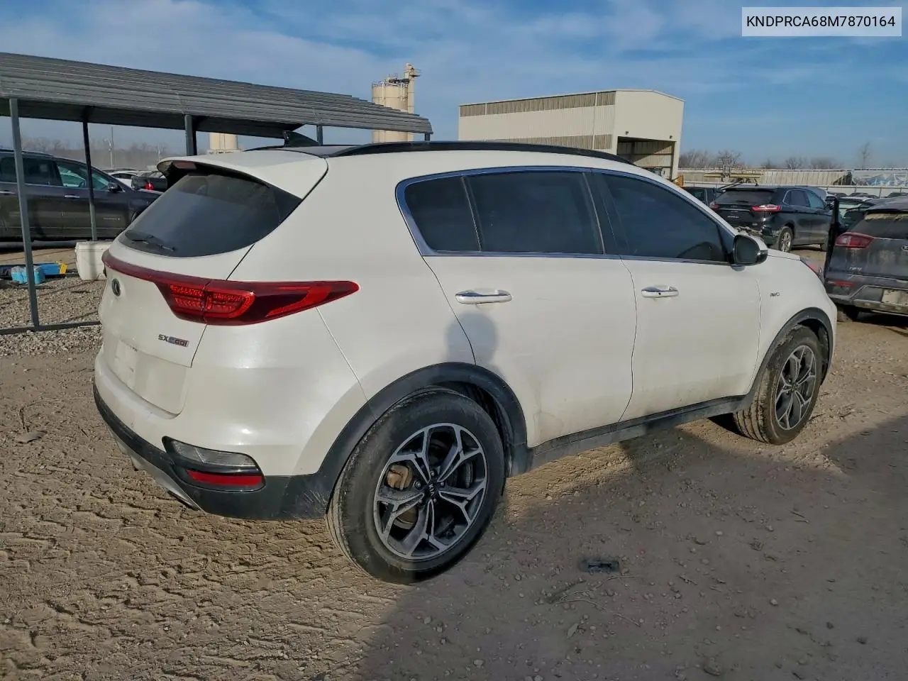 KNDPRCA68M7870164 2021 Kia Sportage Sx