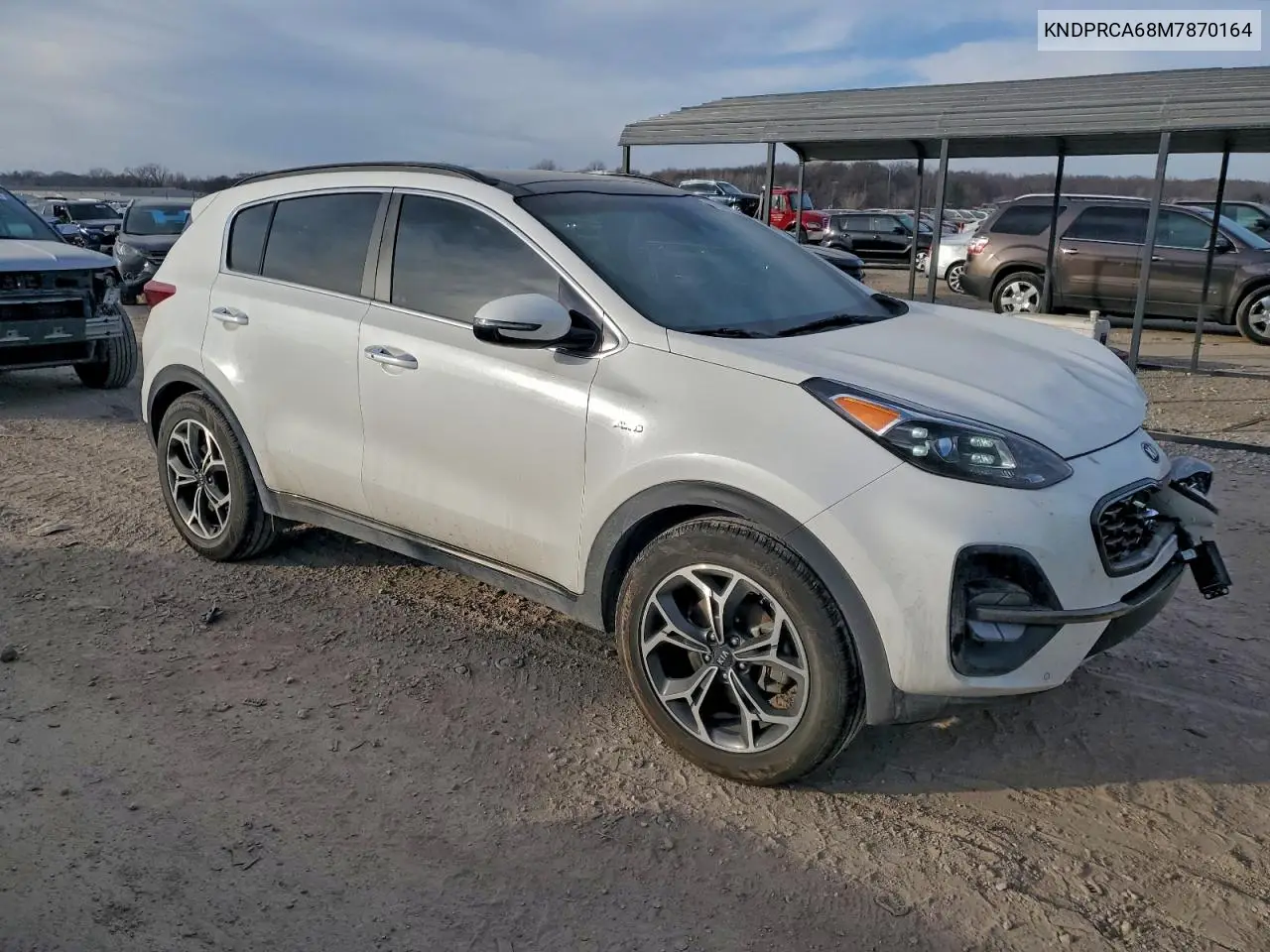 KNDPRCA68M7870164 2021 Kia Sportage Sx