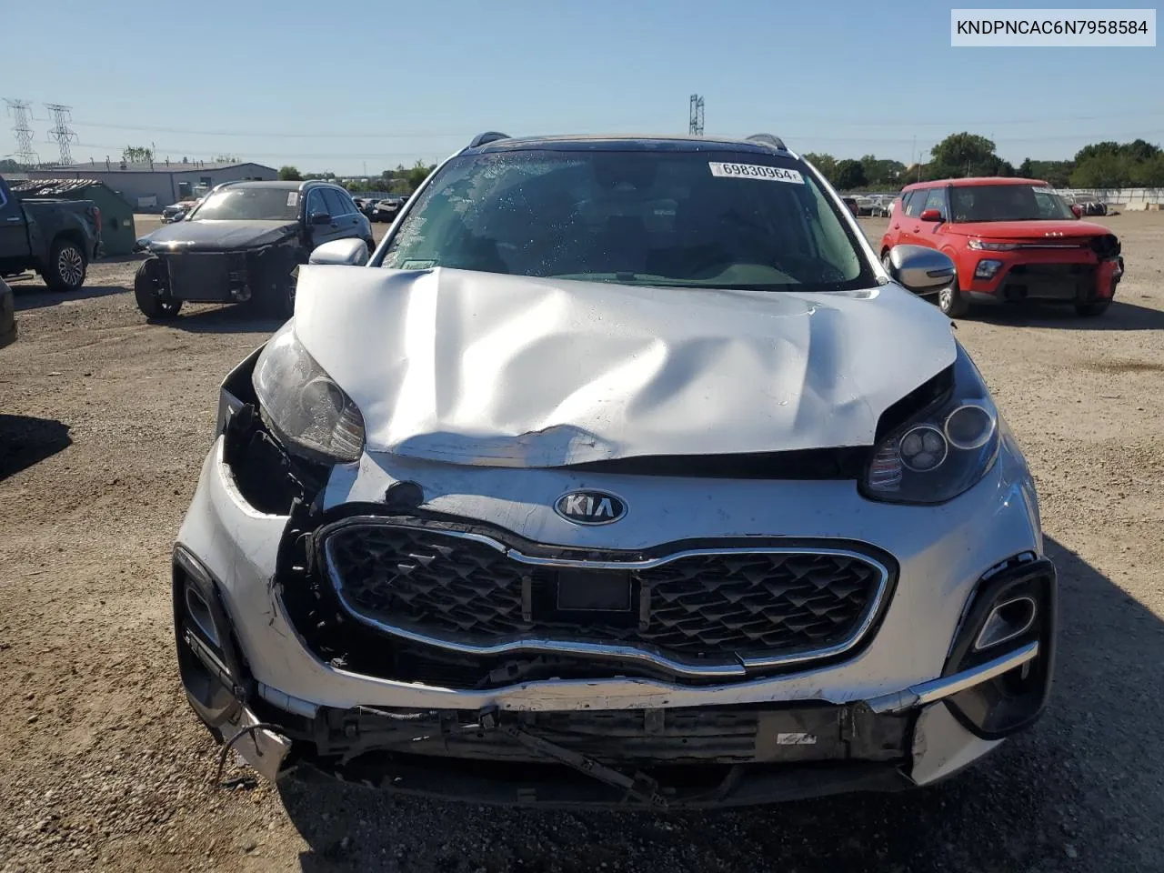 KNDPNCAC6N7958584 2022 Kia Sportage Ex