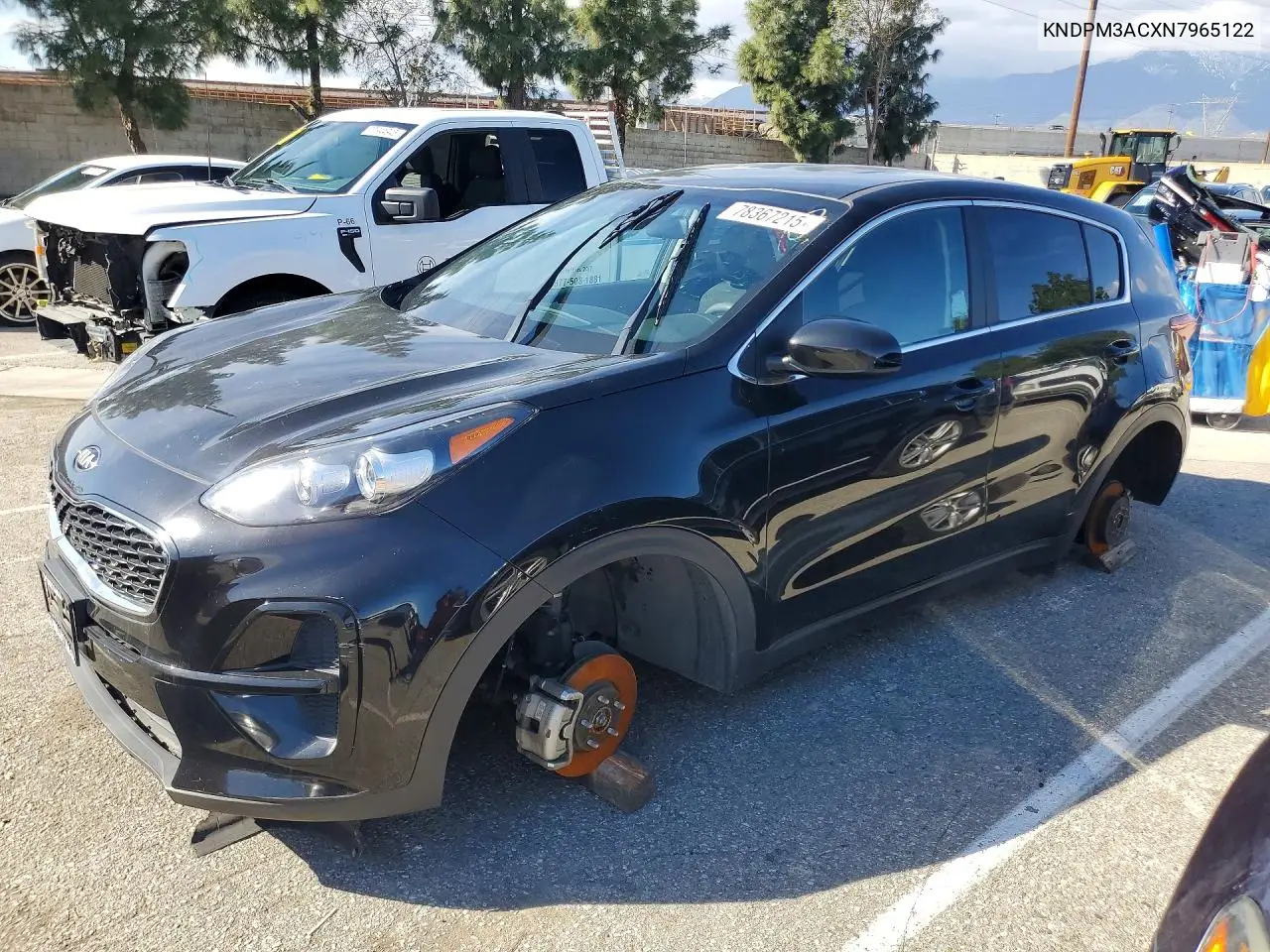 KNDPM3ACXN7965122 2022 Kia Sportage Lx