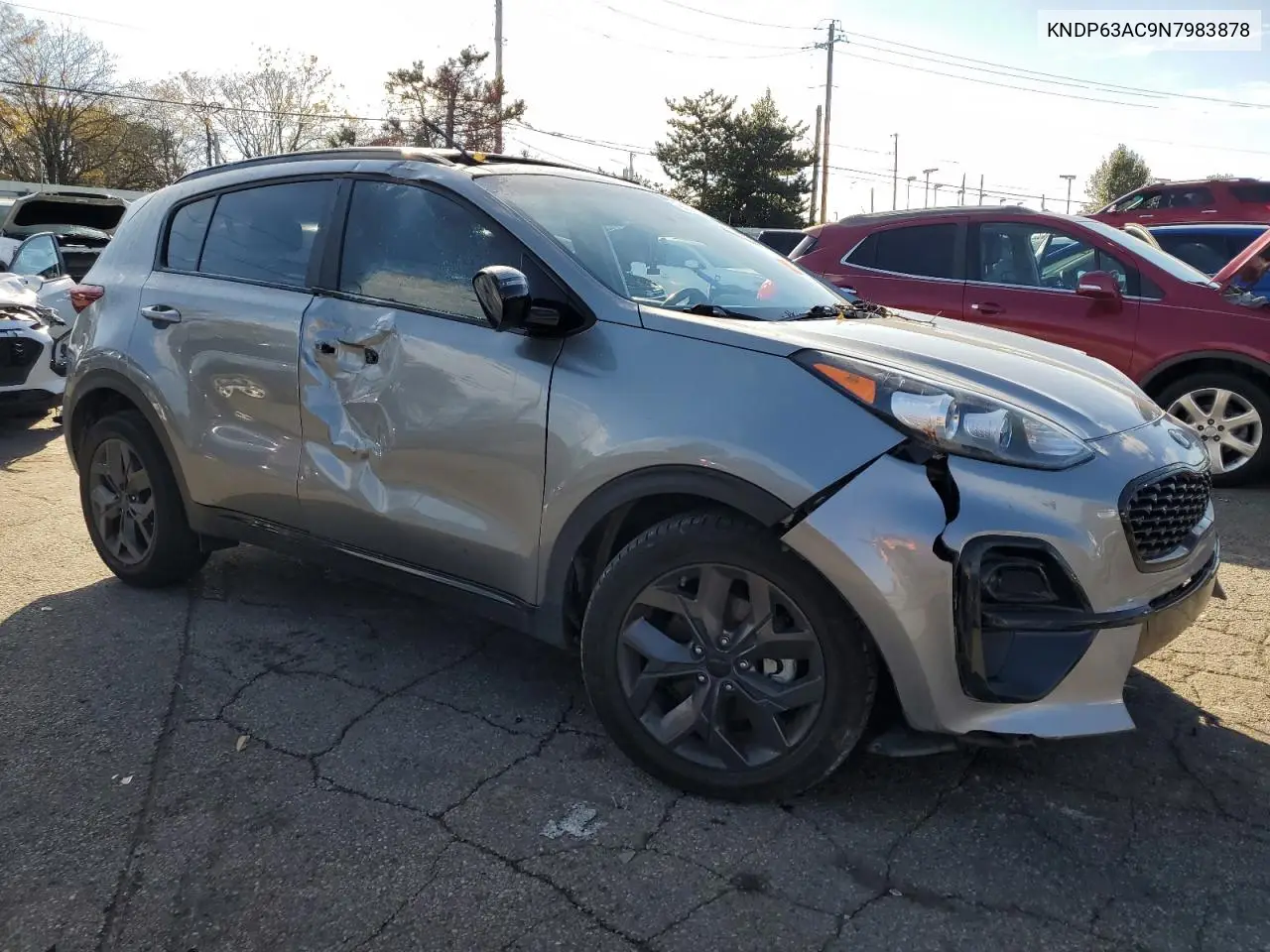 KNDP63AC9N7983878 2022 Kia Sportage S