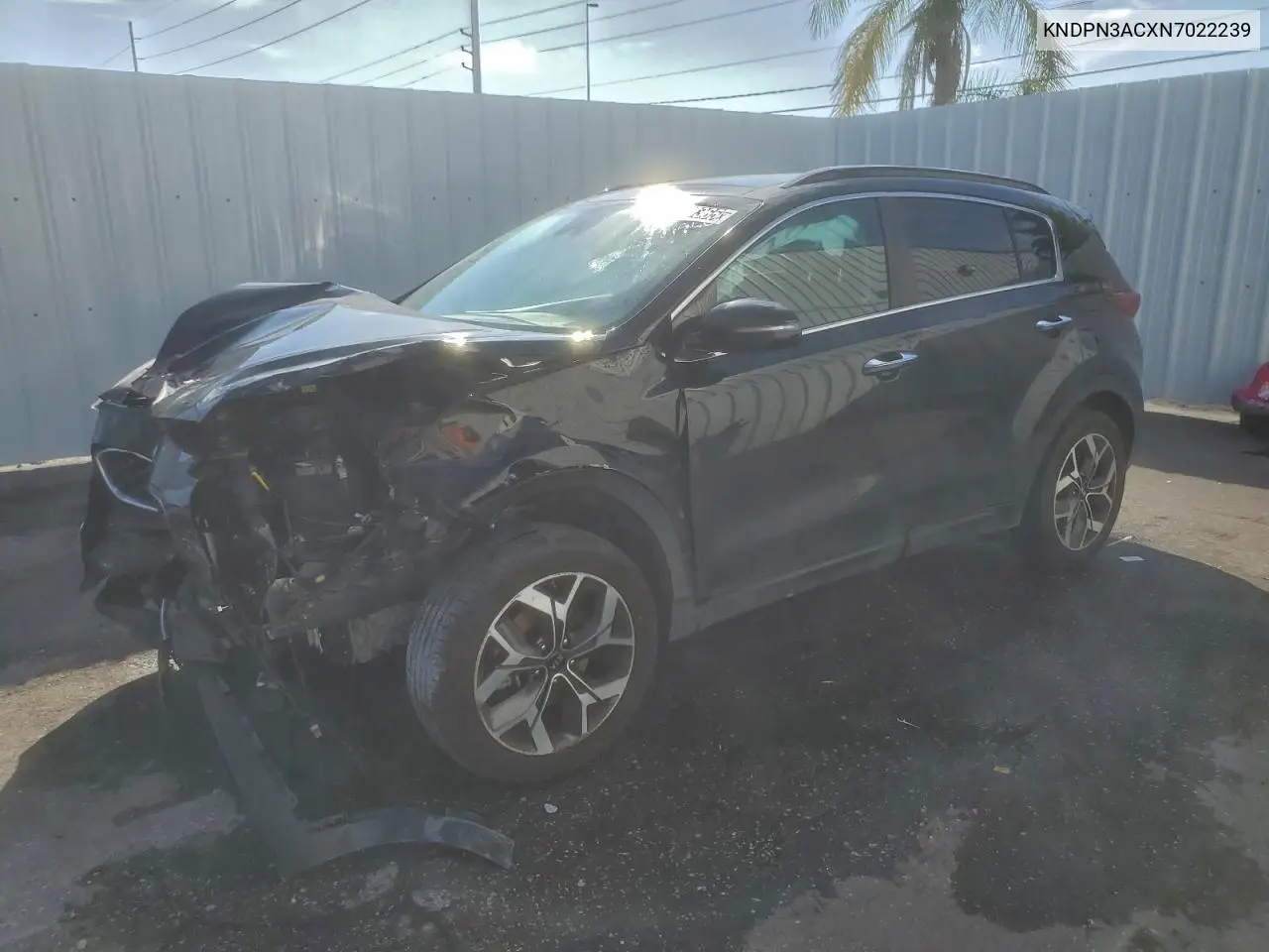 KNDPN3ACXN7022239 2022 Kia Sportage Ex