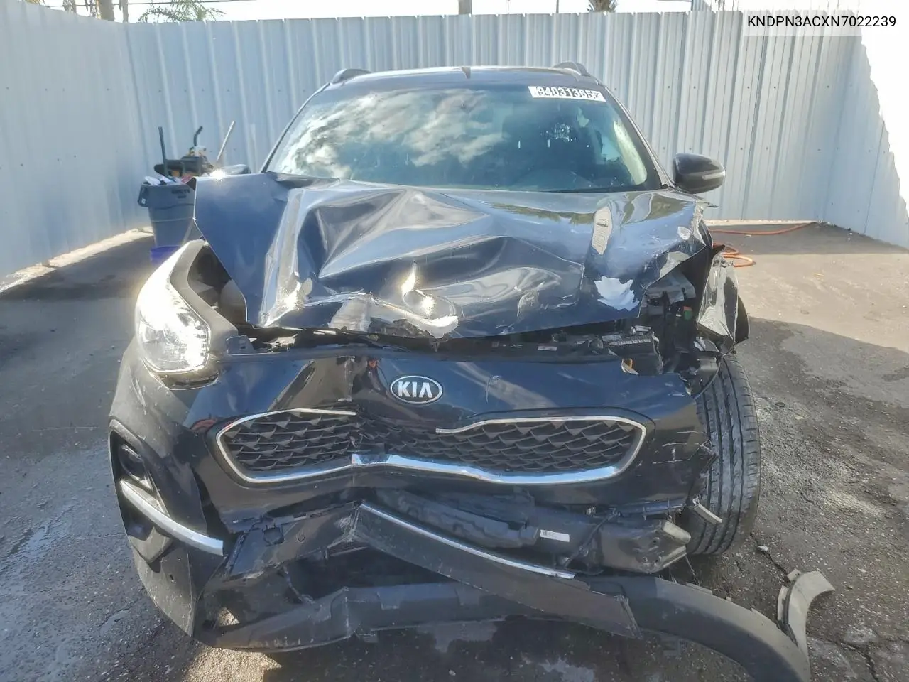 KNDPN3ACXN7022239 2022 Kia Sportage Ex