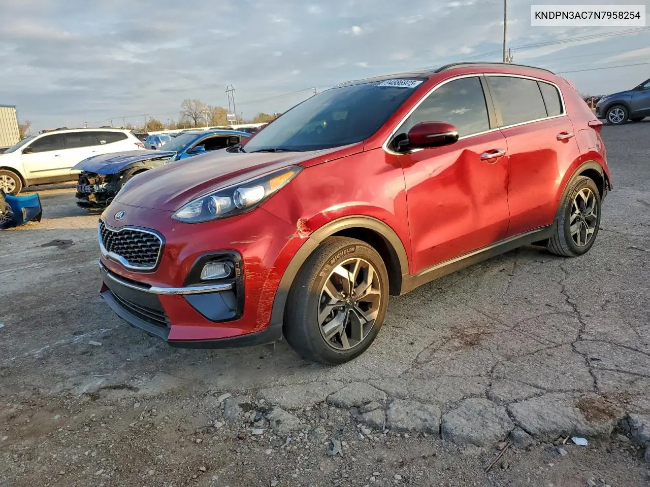 KNDPN3AC7N7958254 2022 Kia Sportage Ex