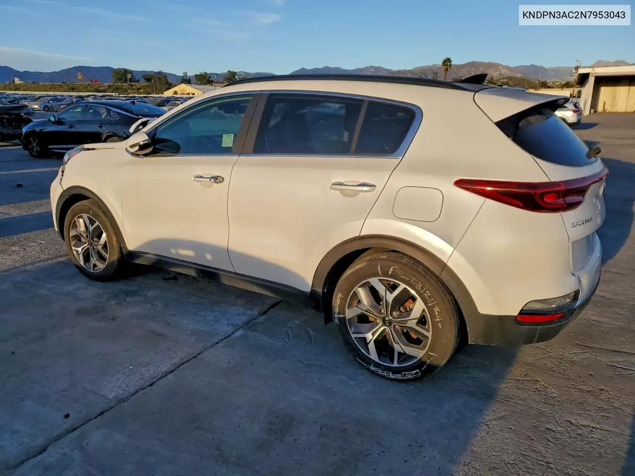 KNDPN3AC2N7953043 2022 Kia Sportage Ex