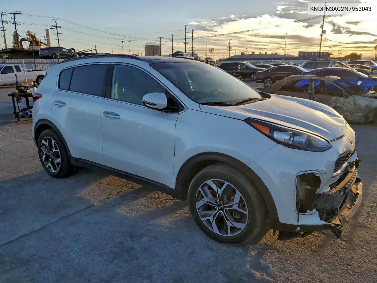 KNDPN3AC2N7953043 2022 Kia Sportage Ex