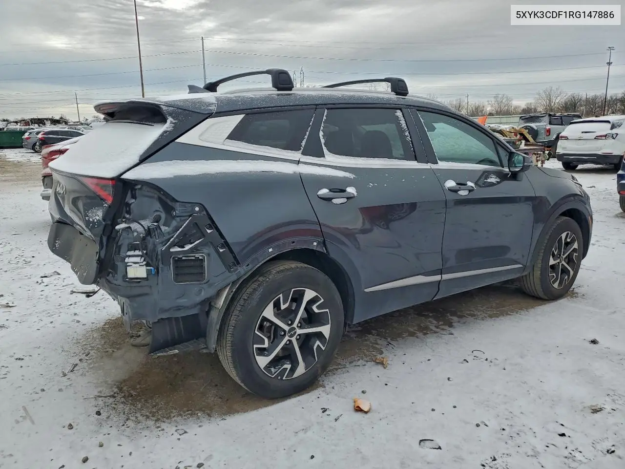 5XYK3CDF1RG147886 2024 Kia Sportage Ex