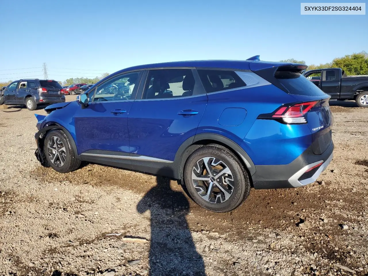 5XYK33DF2SG324404 2025 Kia Sportage Ex