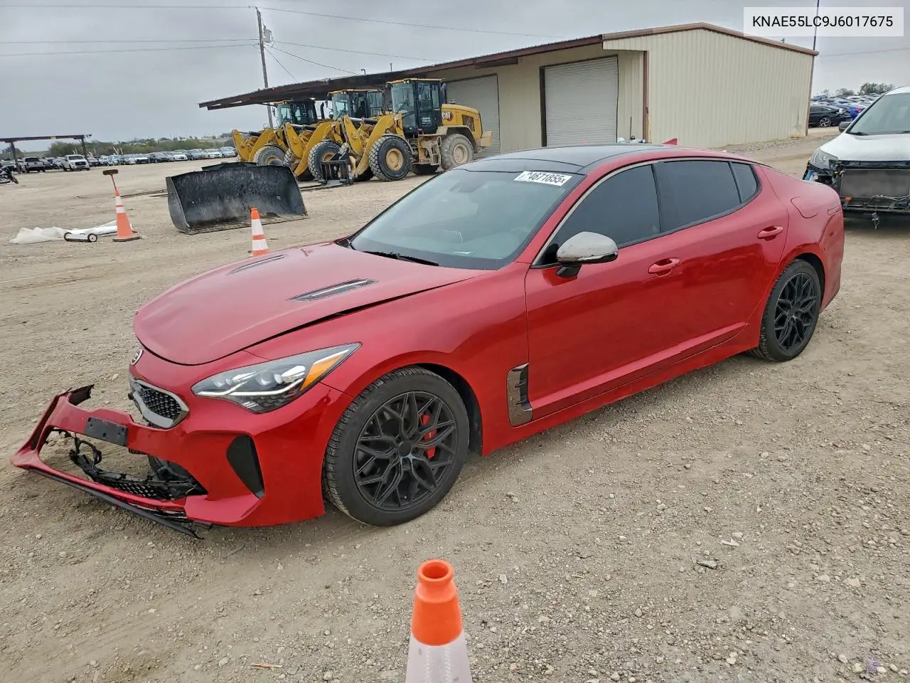 KNAE55LC9J6017675 2018 Kia Stinger Gt2